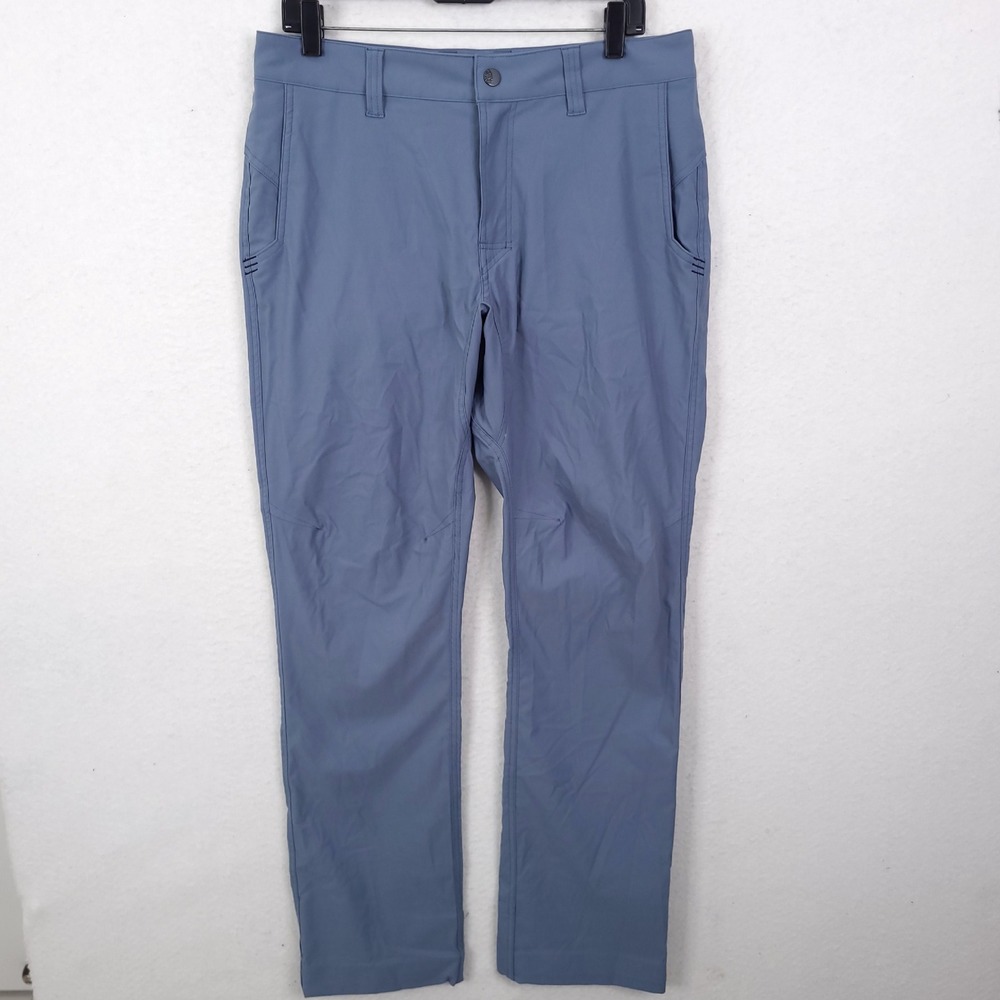 Stio Rivet Pant Mens 32L /31 Inseam Blue Grey Technical Hiking Outdoor Trousers